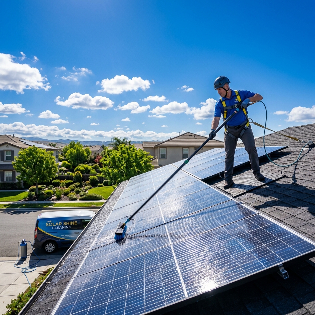 Professional Solar Panel Cleaning